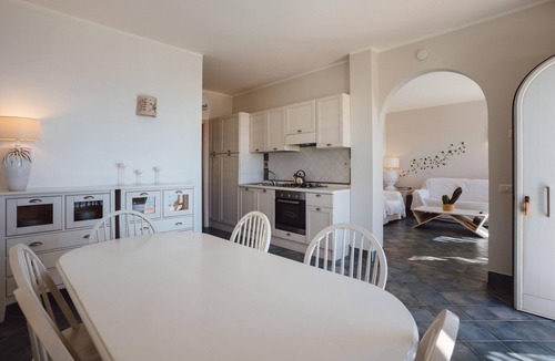 Villammare Apartment | Petrosa Large Sea View Apartment with Pool and Private Beach