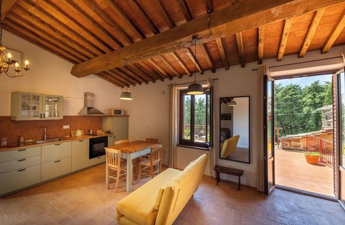 Montalcino Apartment | Private and cozy, rustic-style studio apartment