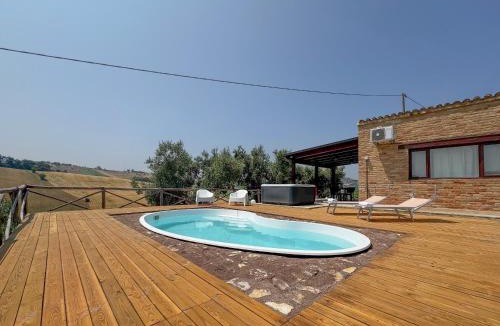 Monte San Pietrangeli House | Private Pool & Jacuzzi with View by Host Hero