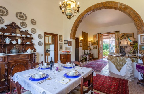 Colle di Val d'Elsa Villa | Private Villa with private pool, WIFI, A/C, TV, patio, panoramic view, close to San Gimignano
