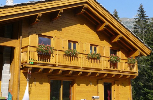 Valtournenche Apartment | Room 'Lampon' with Mountain View, Shared Terrace