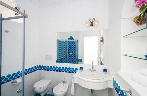 Laurito Hotel | Royal Suite with indoor bath overlooking the sea - Villa Santa Chiara Positano