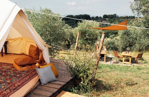 Roccastrada House | Sahara – The Spacious Family Glamping Tent Under the Tuscan Sun