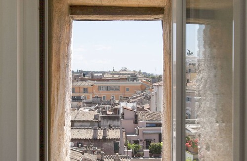 Rione VIII Sant'Eustachio Apartment | Spectacular Penthouse with two private terraces, Pantheon view, St. Peter's view