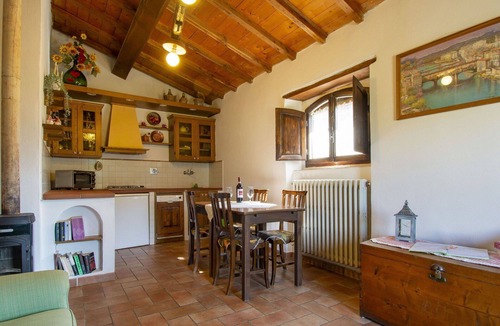 Dicomano House | Stunning private villa for 5 guests with private pool, WIFI, hot tub, TV, patio and pets allowed