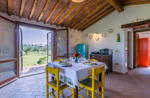 Bibbona House | Stunning private villa for 5 guests with WIFI, private pool, A/C, TV, patio and panoramic view