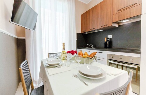 Alba Adriatica Apartment | Sunny Escape near Silver Beach for 3