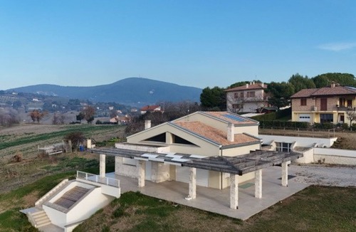Camerano Villa | Sunset Villa - San Germano, wonderful villa with panoramic garden