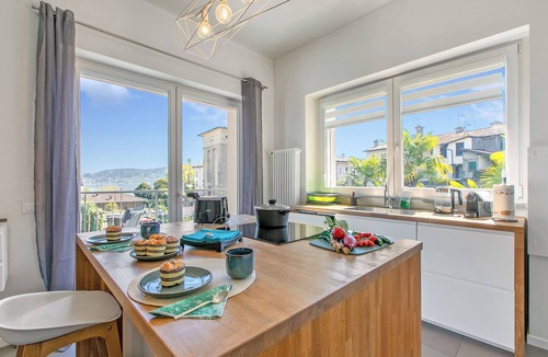 Meina Apartment | Suono del Lago, AC 50 mt from Lake and View Terrace, Meina, Italy