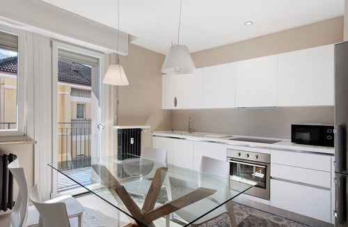 Aosta Apartment | 'Surville' Apartment in Aosta with Mountain View and Balcony