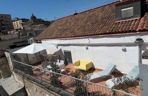 Naples City Centre Apartment | The Royal Penthouse 3-bedrooms with Panoramic Terrace