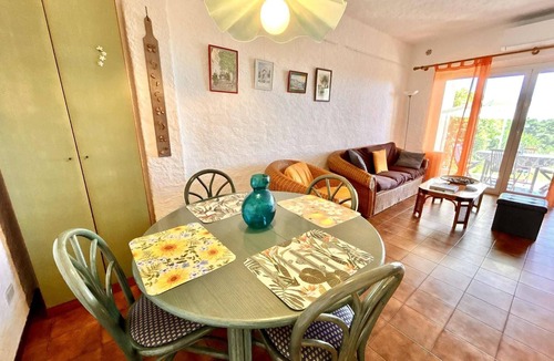 Villaggio Taunus Apartment | Three-room apartment Antonella with sea view, a/c and p. auto