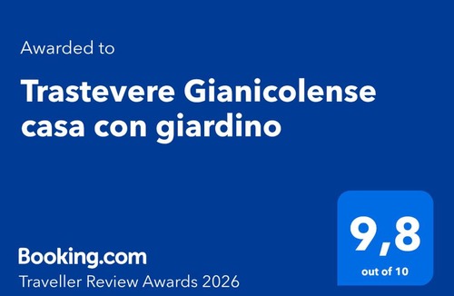 Gianicolo Apartment | Trastevere Gianicolense casa con giardino