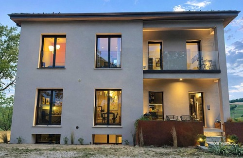 Monforte d'Alba Apartment | Villa Irene Langhe – School House Ground Floor, View of the Monforte and Novello Vineyards