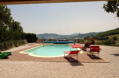 Fossombrone Villa | Villa private pool Jacuzzi in panoramic position. Special offers from May to September