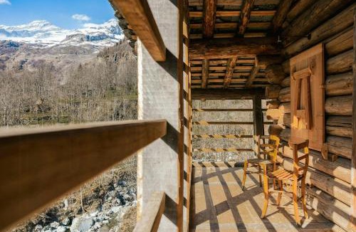 Pedemonte House | Walser Cabin With Rock Spa And Monte Rosa Views