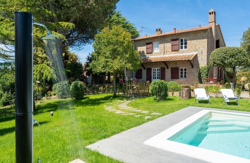 Gambassi Terme Villa | Wonderful private villa with A/C, WIFI, private pool, TV and panoramic view, close to San Gimign.