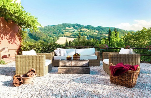 Tredozio Villa | Wonderful private villa for 6 guests with private pool, WIFI, TV, patio and panoramic view