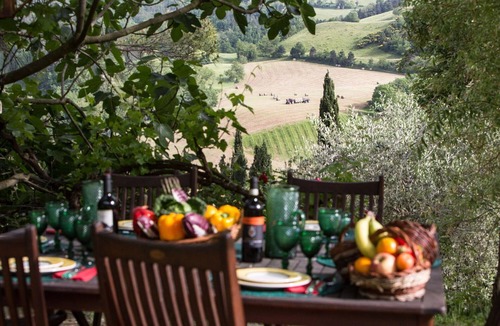Tredozio Villa | Wonderful private villa for 6 guests with private pool, WIFI, TV, patio and panoramic view