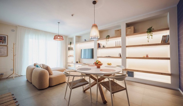 2BR Apartment in Bari, Casa Costa Sud | Private Garden + BBQ + Full Kitchen