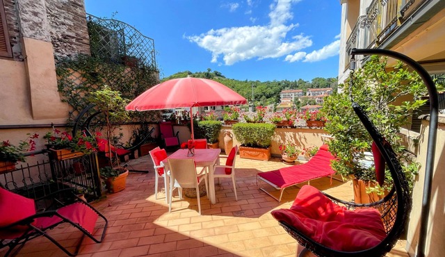 Beautiful terrace in Spoleto Italy