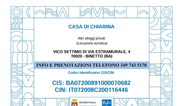 Casa di Chiarina con parcheggio auto gratuito