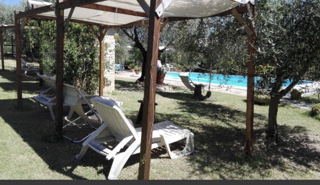 Cosy apartment for 4 guests with pool, WIFI, patio, panoramic view and parking, close to Spoleto