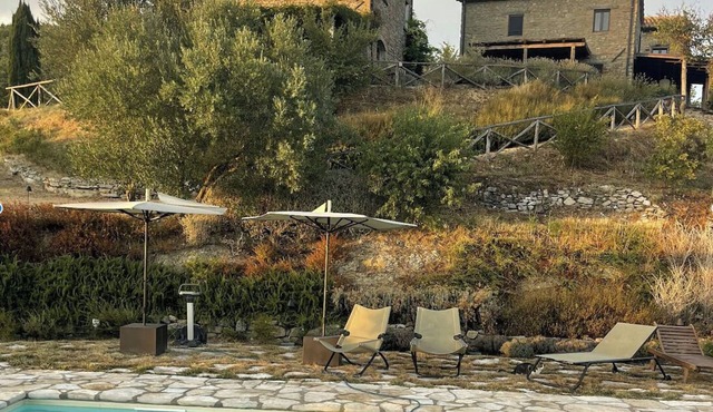 Historic farmhouse with pool in Umbria