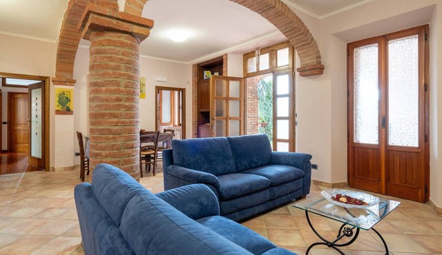 Holiday Home in Villa Pandolfina with Private Terrace, Shared Garden, and Air Conditioning