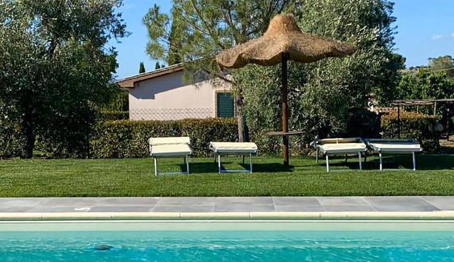 Look forward to a wonderful vacation in this appealing vacation home with pool and great views of th