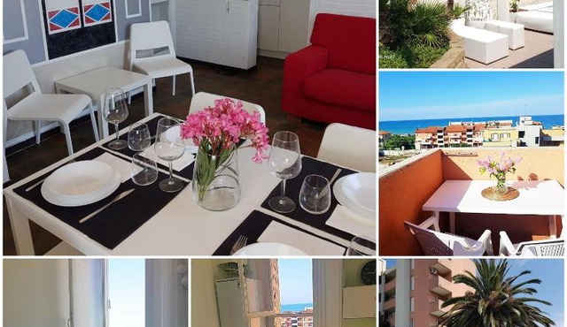 Marotta, 50 mt dal mare, Aria condizionata, Wi-Fi veloce gratuita, parcheggio, 2 camere, 6 letti,