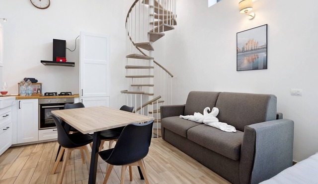 Navigli Milan Apartment – Darsena, Fast Wifi, AC, Metro M2, Short-Term Rental