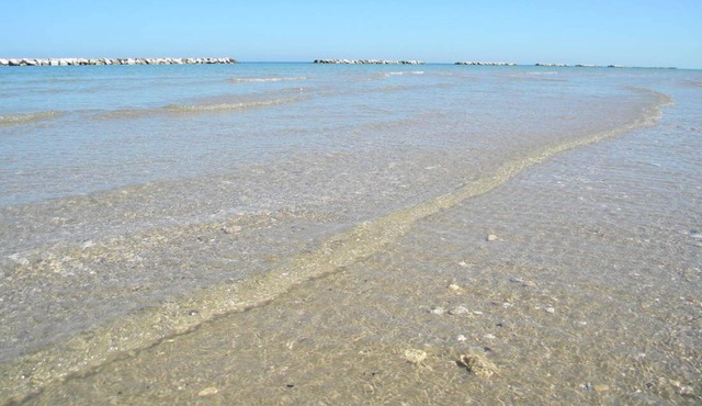 New three-room apartment 100 meters from the sea, ideal for families