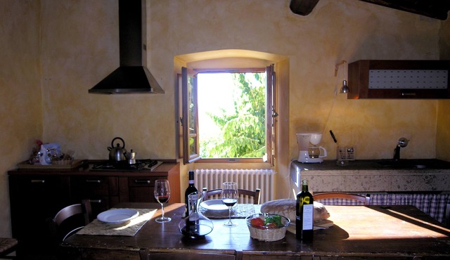 Scaletta Apartment in Organic Agriturismo with Panoramic Pool, Tuscany