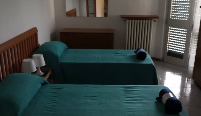 Sleeping place in comfortable and bright double room