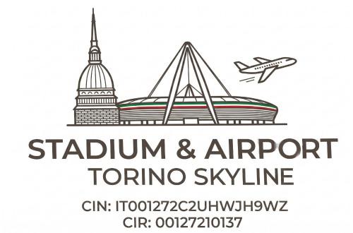 Stadium & Airport Torino Skyline