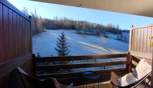 Studio cosy avec coin cabine – Le Sauze in Enchastrayes