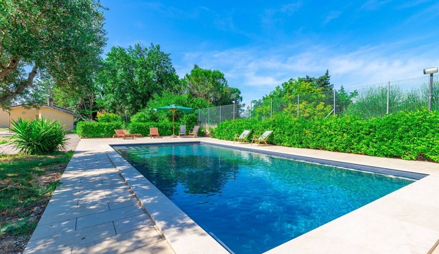 Stunning private villa for 7 people with private pool, WIFI, TV, patio and panoramic view