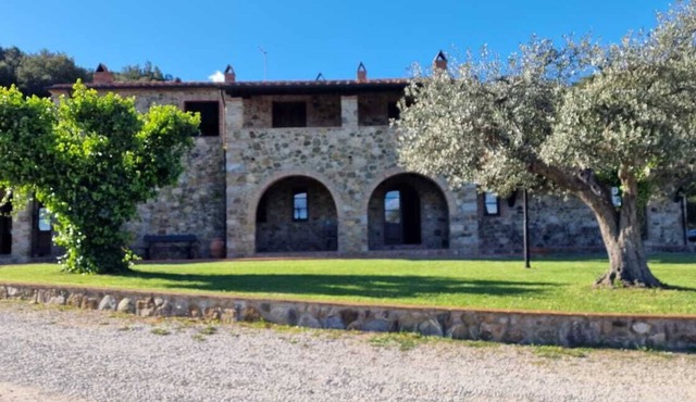 Typical Tuscan farmhouse panoramic long term relaxing stays