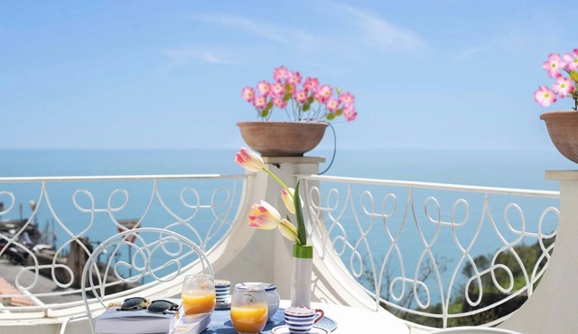 Villa Celeste, With Panoramic Terraces near Amalfi
