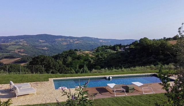 Villa overlooking Monte Peglia Reserve