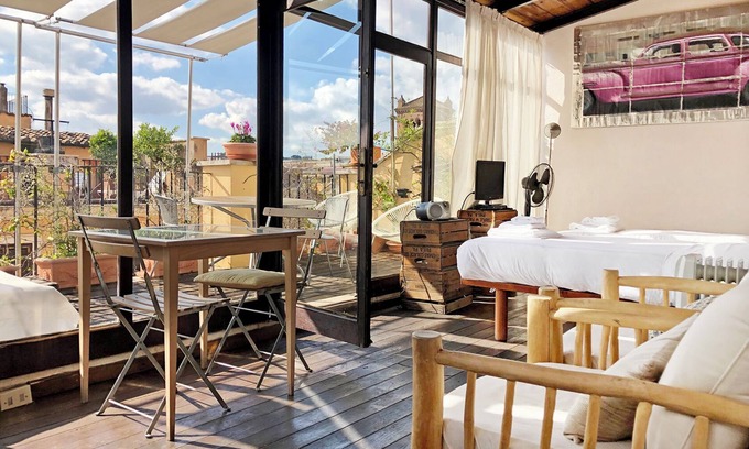 Trastevere Apartment | Artistic Loft, Terrace with a spectacular view of Trastevere!