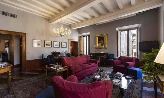 Rione IV Campo Marzio Apartment | Large apartment rental in Rome for 8 people