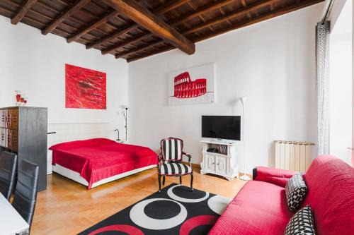 Rione IV Campo Marzio Apartment | World Wide Bed Piazza del Popolo