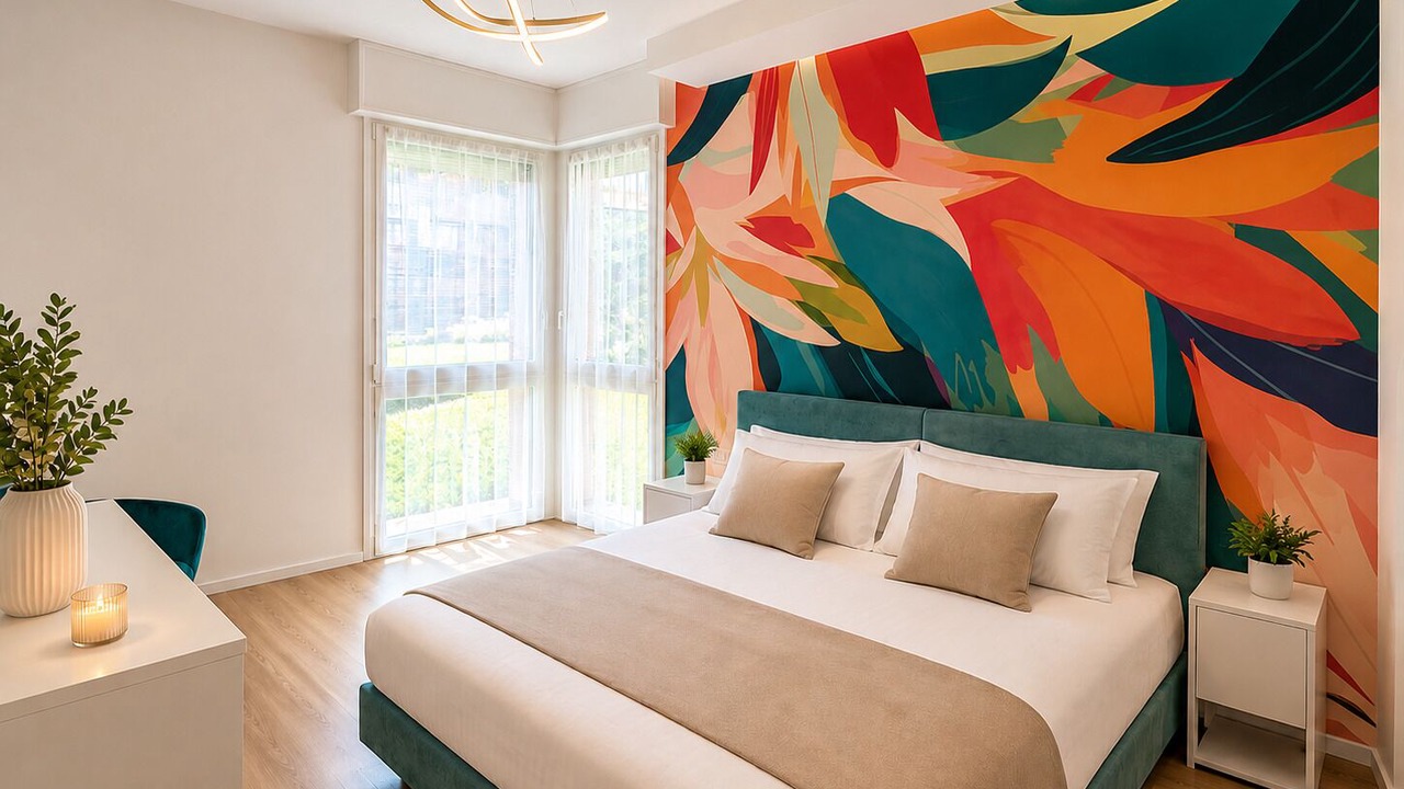 Photo of Bedroom in Magenta