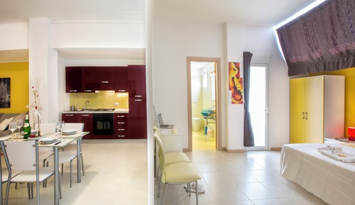 Family Apartment, Patio, Courtyard View