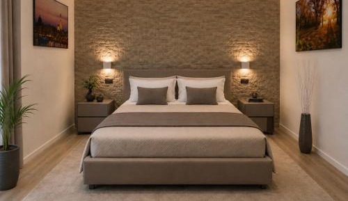 Deluxe One-Bedroom Apartment with Garden View