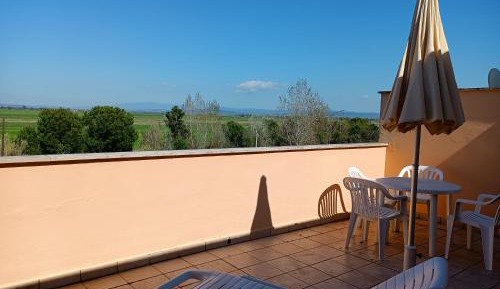 Two-Bedroom Apartment with Balcony and Terrace