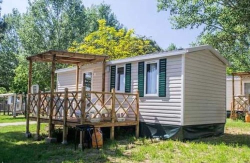 Cologna Spiaggia House | Feriendorf Stork Camping Village Mobilehome Happy Easy für 6 Personen