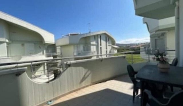 Tortoreto, sea front, duplex apartment with pets allowed